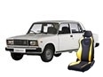 Автомобильные сиденья VS-AVTO по готовым образцам на ВАЗ Классика