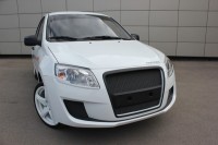 Бампер передний "Я-робот" ВАЗ 2190 Гранта (сетка)
