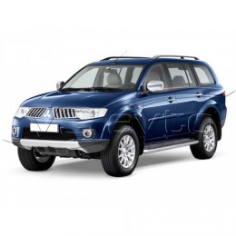 Защита порогов с алюм. листом, нерж. (d63,5) MITSUBISHI Pajero Sport (арт. 1648 Н)