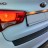 Накладка на задний бампер (АБС) KIA Rio III седан с 2011 по 2017 г.в.