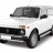 Защита переднего бампера одинарная Ø63мм (ППК) LADA "4х4 2121"/ 2131 1995-