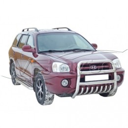 Защита ПЕРЕДА «Передок высокий» нерж. (d63,5) Hyundai SANTA-FE CLASSIC (арт. 1753 Н)