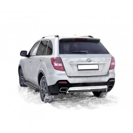 Защита ЗАДНЕГО БАМПЕРА «Труба» (d63,5) Lifan X60 (арт. 2041 K)