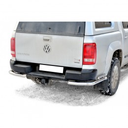 Защита ЗАДНЕГО БАМПЕРА «Уголки двойные» d63,5 КРАШ Volkswagen AMAROK
