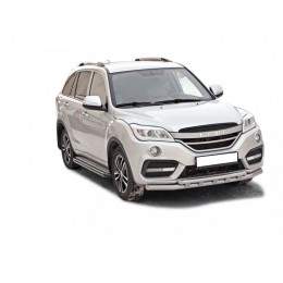 Защита ПЕРЕДА «Труба двойная» (d63,5) Lifan X60 (арт. 2034 K)