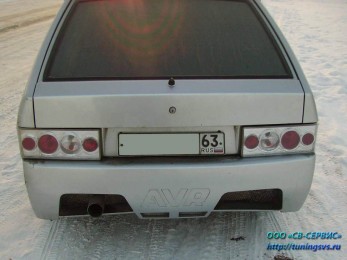 Бампер стеклопластиковый задний "AVR" ВАЗ 2108, 2109 