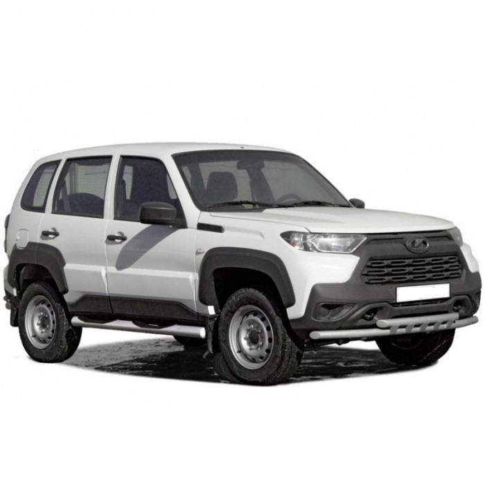 Защита переда «Труба двойная» (d51/d51) NIVA Travel (арт. 3134)