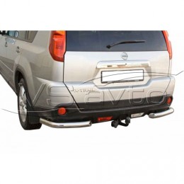 Защита ЗАДН. БАМПЕРА «Уголки» d63,5 NISSAN X-trail НЕРЖ. арт 0695 Н 