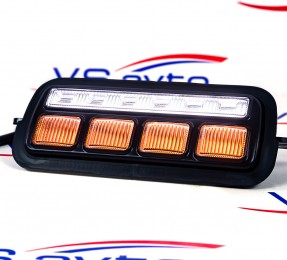 Подфарники (надфарники) -CLASSIC- светодиодные LED с функцией ДХО Нива 4*4 - поворотник нижний