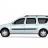 Защита порогов прямая Ø51мм (НПС) LADA Largus 2012-