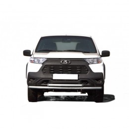 Защита переда "Труба двойная" без коробочек (d51/d51) NIVA Travel (арт. 3138)