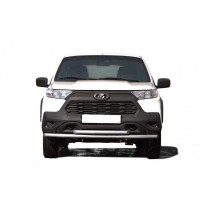 Защита переда "Труба двойная" без коробочек (d51/d51) NIVA Travel (арт. 3138)