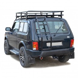 Лестница «Трофи» на заднюю дверцу LADA 4x4, URBAN 4x4 (арт.0349)