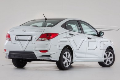 Бампер задний Hyundai Solaris Бампер задний Hyundai Solaris