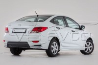 Бампер задний Hyundai Solaris 
