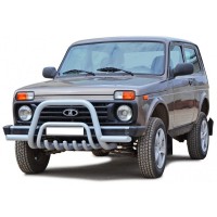 Защита переда «Низкая» с усами d63,5 21214-31 «Нива» (арт.3302)