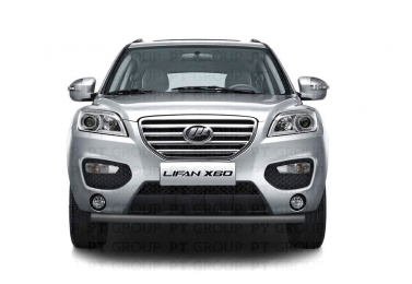 Защита переднего бампера одинарная Ø63мм (ППК) LIFAN X60 2012-2016 