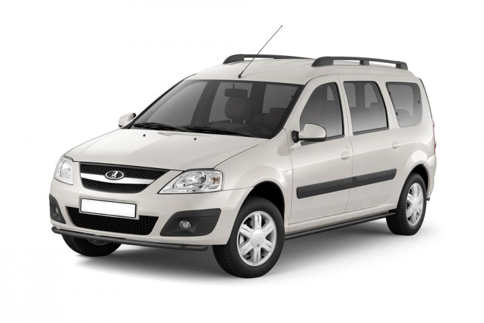 Защита переднего бампера одинарная Ø51мм (ППК) LADA Largus 2012-20