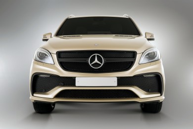 Бампер передний Mercedes ML 350 (2011г - 2015г)