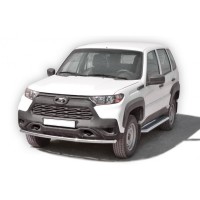Защита переда «Труба» нерж. (d.51) NIVA Travel (арт. 0261)