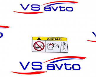 Наклейка на козырек Airbag