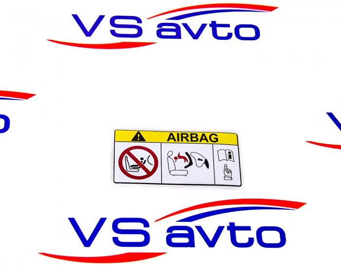 Наклейка на козырек Airbag