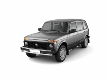 Защита порогов с накладками Ø63мм (НПС) LADA "4х4 2131" 1995- (арт. LNU220302)