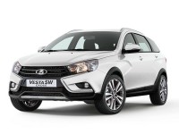 Коврики EVA на LADA VESTA SW CROSS комплектация с нижним багажником без фальшпола 2017 -