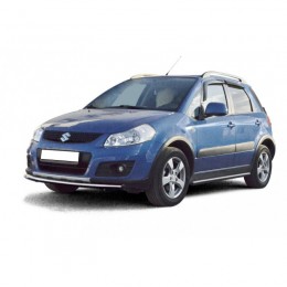 Защита ПЕРЕДА «Труба» нерж. (d.51) Suzuki SX4 CLASSIC РЕСТАЙЛИНГ (арт. 2018 H)