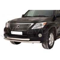 Защита ПЕРЕДА «Труба двойная» (d.63,5) LEXUS 570 (арт. 0681 К)