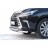 Защита ПЕРЕДА «Труба двойная» (d.63,5) Lexus LX 450d (арт. 1901 К)