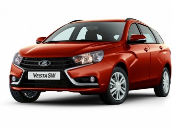 Коврики EVA на LADA VESTA SW комплектация с верхним багажником на фальшпол 2017 -