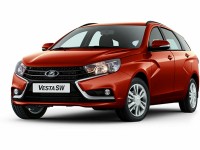 Коврики EVA на LADA VESTA SW комплектация с верхним багажником на фальшпол 2017 -