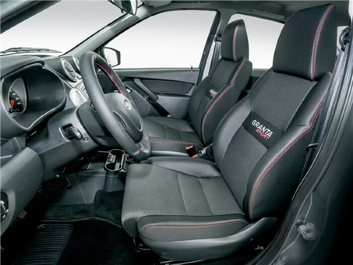 Штатное пенолитье с подголовниками (стандарт, завод) LADA Granta Sport (на два сиденья)
