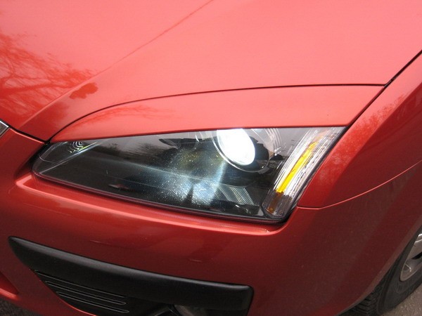 Реснички на фары Ford Focus 2 вариант №2 широкие 