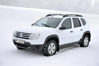 Защита порогов "Чистые штаны" (ABS) RENAULT Duster 2012-2020 (RDU110301)