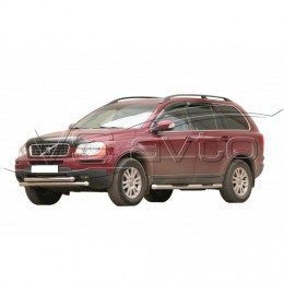 Защита ПОРОГОВ «Труба с проступью» нерж. (d.76) VOLVO XC90 (арт. 1624 Н)