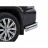 Защита ЗАДНЕГО БАМПЕРА «Уголки двойные» нерж. (d.76/51) Lexus LX 450d (арт. 1905 Н)