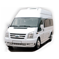 Защита ПЕРЕДА «Труба» (d63.5) Ford Transit T460 (арт. 1808 K)