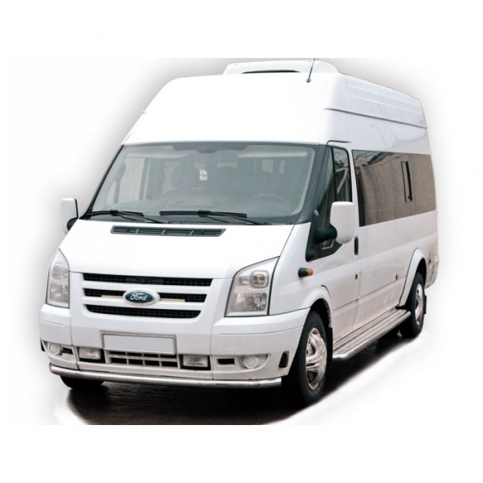 Защита ПЕРЕДА «Труба» (d63.5) Ford Transit T460 (арт. 1808 K)