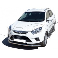 Защита ПЕРЕДА «Труба» нерж. (d63,5) JAC S5 (арт. 1777 Н)