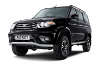 Защита переднего бампера Ø63мм "Волна" (ППК) UAZ Patriot 2014-