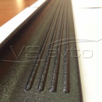 Накладки в проем передних дверей (2 шт) (ABS) RENAULT Duster 2012-2020 (RDU114401)