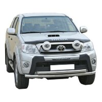 Защита ПЕРЕДА «Труба двойная» (d63,5) TOYOTA Hilux pickup (арт. 1677 К)