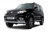 Защита переднего бампера двойная с углами Ø63/51мм (ППК) UAZ Patriot 2014- 