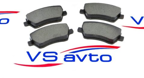 Комплект (4 шт.) колодок тормоза переднего 16 кл. (KA2-AR43018ST) Vesta, Largus (410608481R)