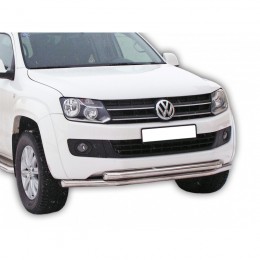 Защита ПЕРЕДА «Труба двойная широкая» d63,5 VOLKSWAGEN Amarok ОКРАШ.