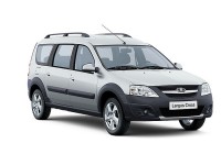 Коврики EVA на LADA LARGUS CROSS (5 мест) 2018 -