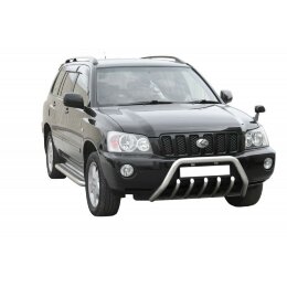 Защита ПОРОГОВ «Труба с проступью» (d.76) TOYOTA Kluger V FOUR (арт. 1675 К)