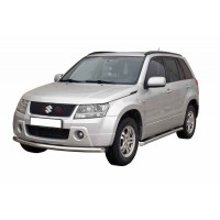 Защита ПОРОГОВ «Труба» нерж. (d63,5) SUZUKI Grand Vitara (арт. 0684 Н)